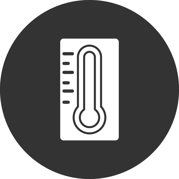 Termometer Ikon Vektor Mäta Temperatur Logotyp Koncept — Stock vektor