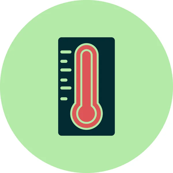 Thermometer Icon Vector Measure Temperature Logo Concept — Vetor de Stock