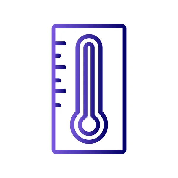 Termómetro Icono Vector Medir Temperatura Logotipo Concepto — Archivo Imágenes Vectoriales