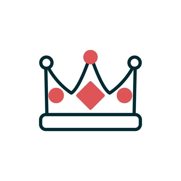 Crown Icon Design Game Culture Symbol Premium Vector — Stock vektor