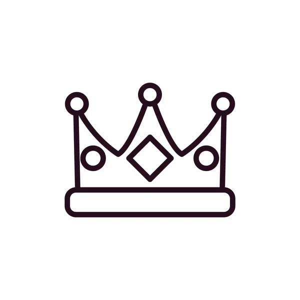 Crown Icon Design Game Culture Symbol Premium Vector — Wektor stockowy