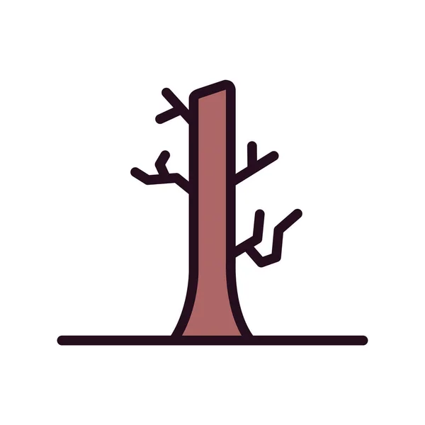 Иконка Дерева Векторная Иллюстрация — стоковый вектор