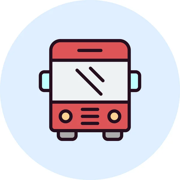 Bus Simple Icon Illustration Design — Stockový vektor