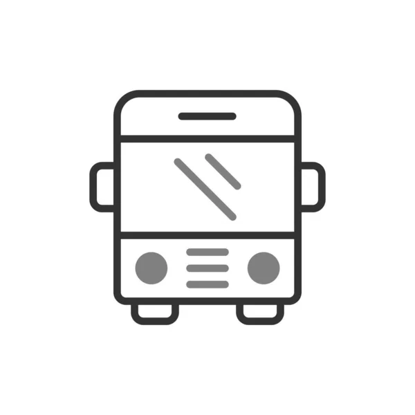 Bus Simple Icon Illustration Design — Stockvektor