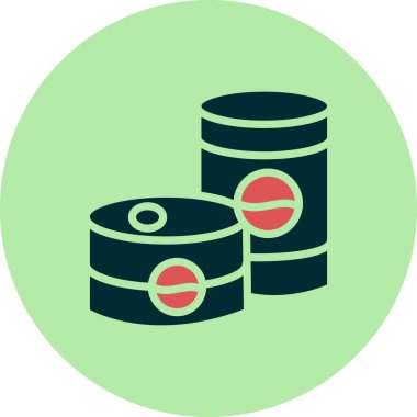 Konserve Gıda kutsal kişilerin resmi, vektör çizim