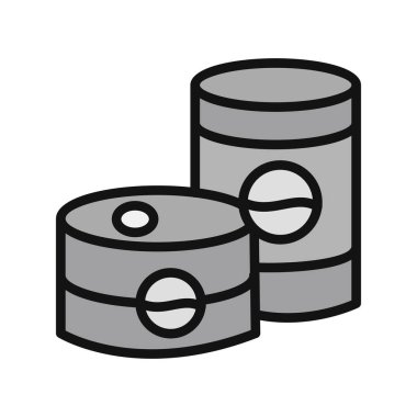 Konserve Gıda kutsal kişilerin resmi, vektör çizim