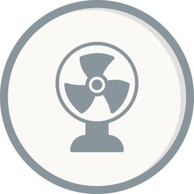 fan simge vektör çizim tasarımı