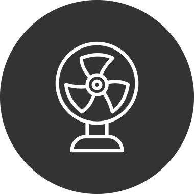 fan simge vektör çizim tasarımı