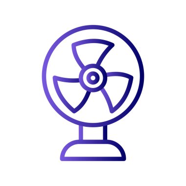 fan simge vektör çizim tasarımı