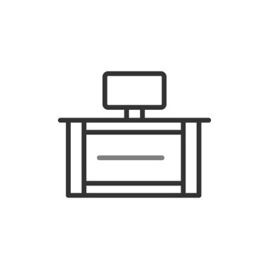 Nakit sayaç simgesi, vektör illüstrasyonu