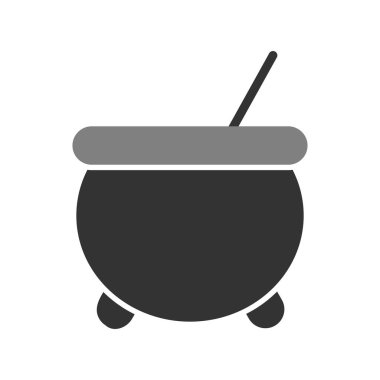 Kazan pişirme ikonu vektörü beyaz arkaplan izole Web ve mobil uygulama tasarımı için, çorba logosu kavramı
