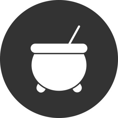 Kazan pişirme ikonu vektörü beyaz arkaplan izole Web ve mobil uygulama tasarımı için, çorba logosu kavramı