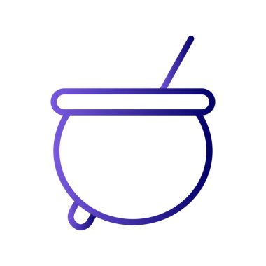 Kazan pişirme ikonu vektörü beyaz arkaplan izole Web ve mobil uygulama tasarımı için, çorba logosu kavramı