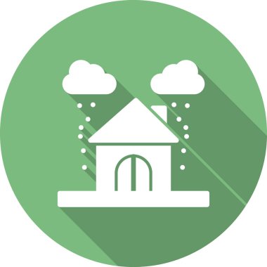 Modern yapı simgesinin vektör illüstrasyonu