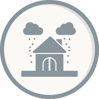 Modern yapı simgesinin vektör illüstrasyonu