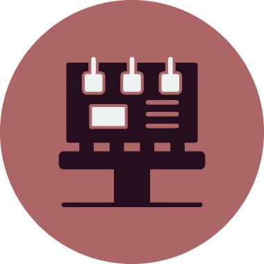 seo modern simgesinin vektör illüstrasyonu