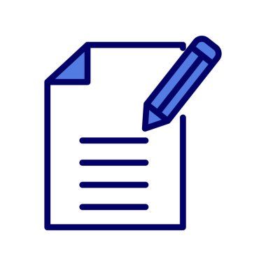 İçerik simgesi. Basit ana hatlı element vektör çizimi 