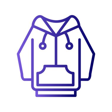 Hoodie simge vektör çizim