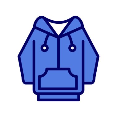 Hoodie simge vektör çizim