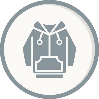 Hoodie simge vektör çizim