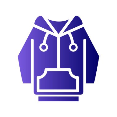 Hoodie simge vektör çizim