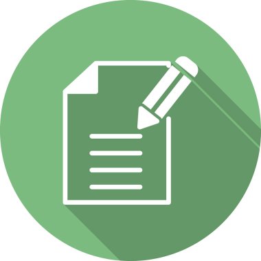 İçerik simgesi. Basit ana hatlı element vektör çizimi 