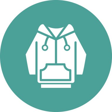 Hoodie simge vektör çizim