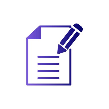 İçerik simgesi. Basit ana hatlı element vektör çizimi 