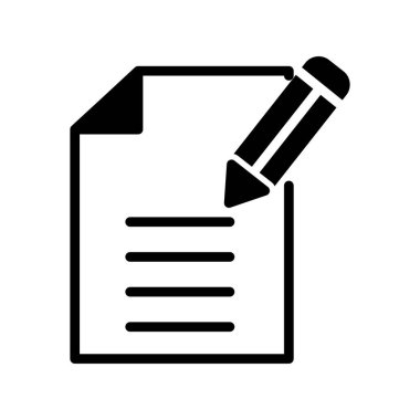 İçerik simgesi. Basit ana hatlı element vektör çizimi 