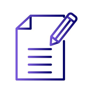 İçerik simgesi. Basit ana hatlı element vektör çizimi 