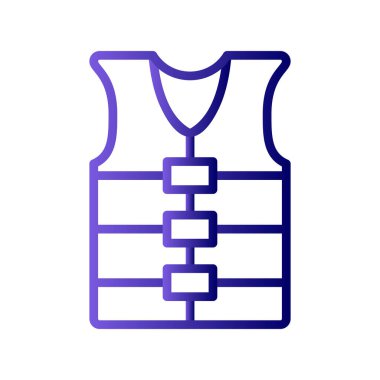 Can yeleği simgesinin vektör illüstrasyonu