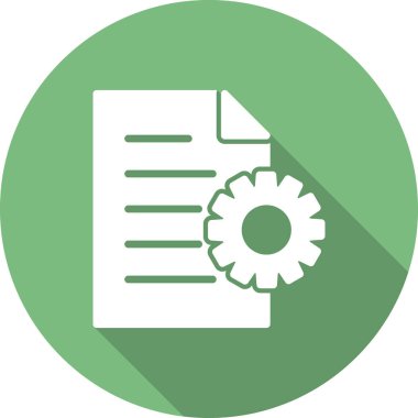 İçerik Yönetimi simgesi. Basit ana hatlı element vektör çizimi 