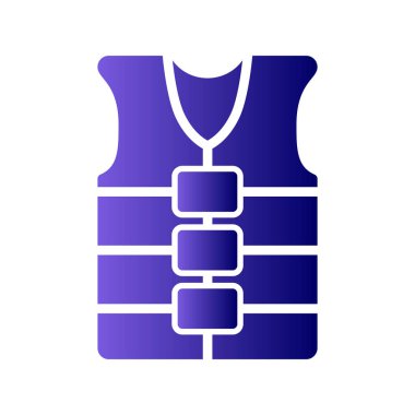 Can yeleği simgesinin vektör illüstrasyonu