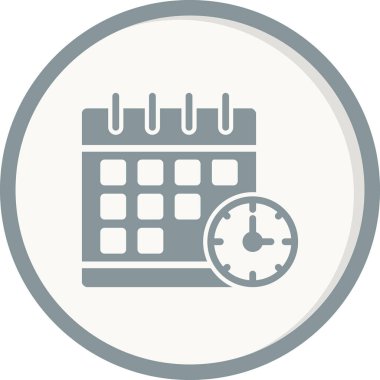 takvim vektörü ince çizgi simgesi