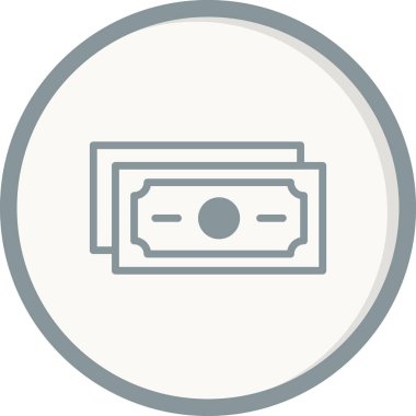 para vektörü ince çizgi simgesi 