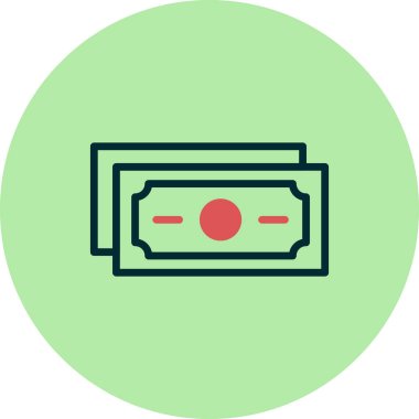 para vektörü ince çizgi simgesi 