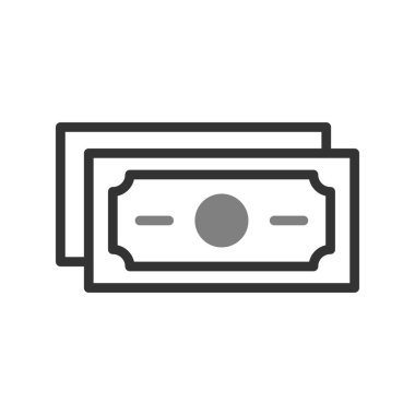 para vektörü ince çizgi simgesi 