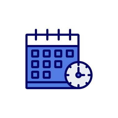 takvim vektörü ince çizgi simgesi