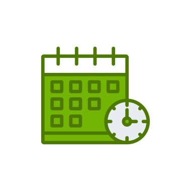 takvim vektörü ince çizgi simgesi