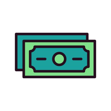 para vektörü ince çizgi simgesi 