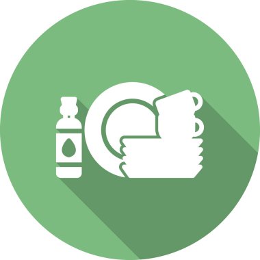 Tabak simgesi, vektör illüstrasyonu