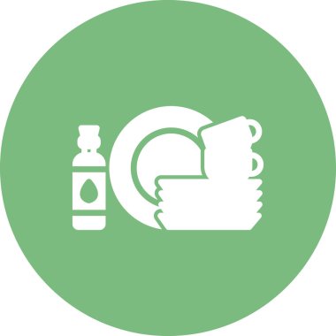 Tabak simgesi, vektör illüstrasyonu