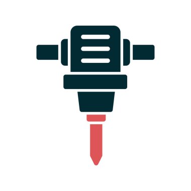 Drill Hole Machine icon, modern vector illustration design.