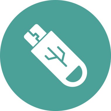 usb flash disk vektör illüstrasyonu