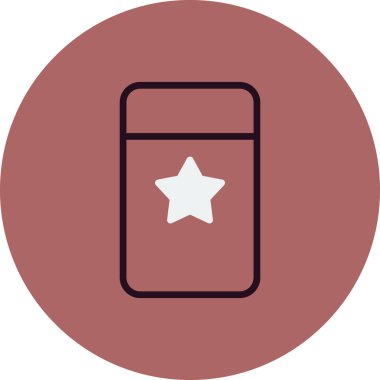 Silgi basit simgesi, vektör çizim