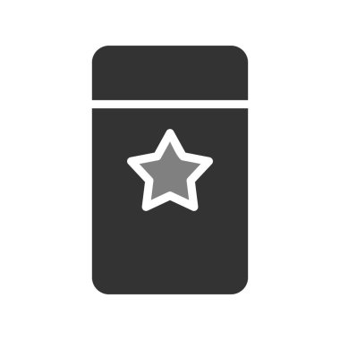 Silgi basit simgesi, vektör çizim