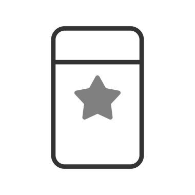 Silgi basit simgesi, vektör çizim