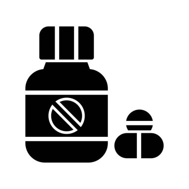 İlaç simgesi, modern vektör çizimi.