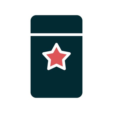 Silgi basit simgesi, vektör çizim