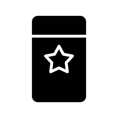 Silgi basit simgesi, vektör çizim